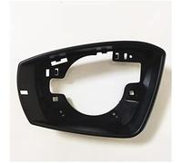 MKVAXR Wing Mirror Cap, for VW, for POLO, 2014 2015 2016 2017 2018 Glossy Glass Surround Frame Holder Parts Accessories Car Rearview Side Housing Cover (Color : Left) Rearview Mirror Frame(BLACK Left)