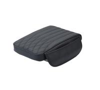 MKWGZPGW Car Armrest Cushion for Land Rover Defender/Freelander/Discovery 1 2 3 4 5, Memory Foam Arm Rest Mat, Resistant Leather Center Console Pad with 2 Side Storage Bags, Interior,Black-Large