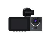 MKWGZPGW Car Camera Dash Cam for Land Rover Discovery Sport(7seats) 2016-2021 2022 2023, Front and Rear, 1080P Full HD, Three Lens Dashcam, Night Vision, 170°Wide Angle, Loop Recording