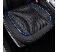 MKWGZPGW Car Seat Cushion for Ren-ault Symbioz 2024-2025, Leather Front Car Seat Cushion, Non Slip Breathable Comfort Seat Protector Cushions, Accessories,Black blue