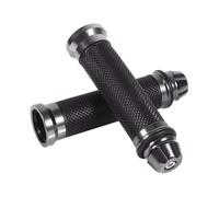 MKWGZPGW Motorcycle Handlebar Grips For Suzuki Intruder 800 M800 C800 1994-2018 2017 2016 2015 2014, Universal 7/8 inch 22mm CNC Aluminum Handle Grips, Handle Bar Grips Replacement,Black