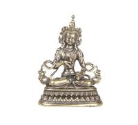 MKYKDY Retro Brass Vajrasattva Buddha Statue Desktop Decoration, Tibetan Religious Statue, Bodhisattva Handicraft Home Decor Craft