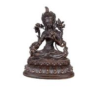 MKYKDY White Tara Statue Ornaments For Home And Office Collection, Decorative Gifts For Carrying Around Living Room Decor,Office Decor