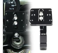 MKYOKO Motorcycle For Multistrada 1000 2003 2004 2005 2006 2007 Navigator Mount GPS Plate Bracket Handlebar Clamp