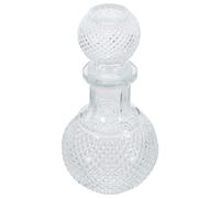 Ml Glass Whiskey Decanter with Airtight Stopper and Pourer | Space-saving Storage, Portion Control Design, for Wine and Vodka, Sleek Modern Style for Party Use