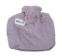Ml Hot Water Bottle with Plush Cover, Lavender PVC Warmth | Cozy Flannel Finish, Reusable Fillable Pouch, Hand Comfort, Winter Warmth, Stiffness and Cramps Relief