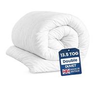 ml MassAri Limited Double Size Duvet 13.5 Tog | Anti Allergy Duvet with Hollowfiber Filling | Made in the UK All Year Round Quilt, Soft & Premium Quality (200x200 cm)