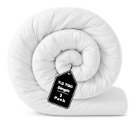 ml MassAri Limited Single Size Duvet 7.5 Tog | Skin Friendly All Year Round Duvets | Made in UK Quilt | Soft Touch Cover, Anti-Allergy, Breathable & Lightweight Duvet (Single, 135x200cm)