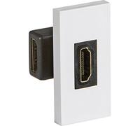 ML762 - WHITE HDMI MODULE W/ RIGHT ANGLE CONNECTOR, 25MM x 50MM