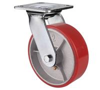 ML822S-A 200mm Heavy Duty Polyurethane Swivel Castor
