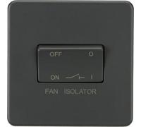 Mla Knightsbridge 10Ax 3 Pole Fan Isolator Switch Anthracite - Sf1100At