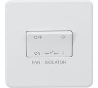 Mla Knightsbridge 10Ax 3 Pole Fan Isolator Switch Matt White - Sf1100Mw