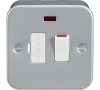 Mla Knightsbridge Metal Clad 13A Switched Fused Spur Unit With Neon - M6300N