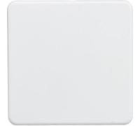 Mla Knightsbridge Screwless 1G Blanking Plate Matt White - Sf8350Mw