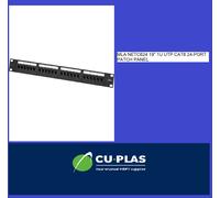 MLA NETC624 19" 1U UTP CAT6 24-PORT PATCH PANEL
