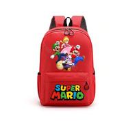 (MLA881S-MLA214X, 30X13X45CM) Super Mario Bros Backpacks Women Men Princess Peach Luigi Bag Cartoon Game Character Graphic Print Kawaii Backpack School Bags