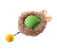 MLAQCFRP Bite Resistant Automatic cat Teasing Ball, cat Toy Ball, self Fun and Stress Relieving Tool with Rope, pet Supplies, Jumping Ball