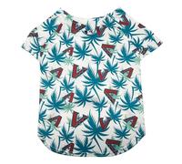 MLB Arizona Diamondbacks Hawaiian Dog Baseball Jersey, Officially Licensed Dogs & Cats Apparel, Dry-Fit Tropical Palm Print Shirt, Large, Pet Baseball Jersey Shirt Summer Theme