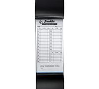 MLB Baseball + Softball Lineup Cards - 25 Game Line Up Sheets Book + Holder for Coaches + Managers - Black