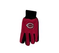 MLB Cincinnati Reds Two-Tone Gloves, Red/Black