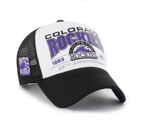 Mlb Colorado Rockies Cap Basecap Foam Champ Trucker Mesh Cap 196002933191