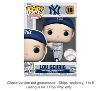 Funko POP! MLB: Legends - Lou Gerhig Gehrig - 1/6 Odds for Rare Chase Variant - Collectable Vinyl Figure - Gift Idea - Official Merchandise - Toys for Kids & Adults - Sports Fans