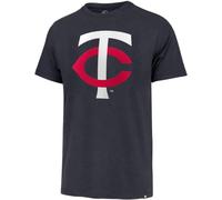 MLB Men's Imprint Match Team Color Primary Logo Word Mark T-Shirt, Minnesota Twins, Large