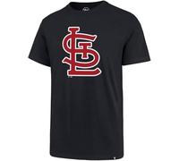 MLB Men's Imprint Match Team Color Primary Logo Word Mark T-Shirt, St. Louis Cardinals - Navy, Large