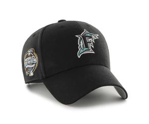 MLB Miami Marlins '47 Brand Snapback MVP Cap Black, Adjustable