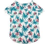 MLB Minnesota Twins Hawaiian Dog Baseball Jersey, Officially Licensed Dogs & Cats Apparel, Dry-Fit Tropical Palm Print Shirt, Medium, Pet Baseball Jersey Shirt Summer Theme