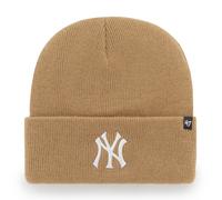 Mlb New York Yankees Ny Wool Hat Haymaker Knit Cuff Camel Beanie 196505462457