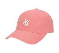 MLB NY Small Label Cap Baseball Cap Pink White 32CPCE011-50P F