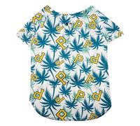 MLB Pittsburgh Pirates Hawaiian Dog Baseball Jersey, Officially Licensed Dogs & Cats Apparel, Dry-Fit Tropical Palm Print Shirt, X-Small, Pet Baseball Jersey Shirt Summer Theme