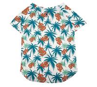 MLB San Francisco Giants Hawaiian Dog Baseball Jersey, Officially Licensed Dogs & Cats Apparel, Dry-Fit Tropical Palm Print Shirt, Small, Pet Baseball Jersey Shirt Summer Theme
