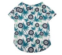 MLB Seattle Mariners Hawaiian Dog Baseball Jersey, Officially Licensed Dogs & Cats Apparel, Dry-Fit Tropical Palm Print Shirt, X-Large, Pet Baseball Jersey Shirt Summer Theme