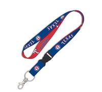 MLB Texas Rangers Lanyard with Detachable Buckle, 3/4"