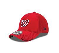 MLB Washington Nationals Neo Fitted Baseball Cap, Scarlet, Medium/Large