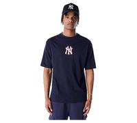 MLB World Series Oversized T-Shirt New York Yankees Navy Whitete