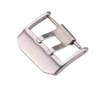 MLBEIU 18 20 22 23 24mm Metal Buckle Watch Strap Band Wholesale Solid Stainless Steel Silver Black Brushed Watchbands Clasp Accessories(Type 5,24mm silver)