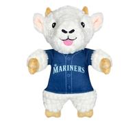 MLBPA Julio Rodriguez Goat Plush Toy for Dogs and Cats with Squeaker, Wearing a Team Player Jersey! MLB New York Yankees Fun & Sporty Goat Shaped Dog Chew Toy, Interactive Pet Toy