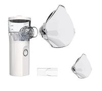 Mldnld Nebuliser Machine for Adults & Kids Home Use, Portable Nebulizer Storage Bag and 2 Mask, Fast Misting, Quiet