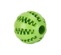 MLEJICLZD Dog food leakage elastic rubber ball anti-biting and molar teeth cleaning bauble - interactive that can be filled with snacks(Green,M (6cm))