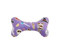 MLEJICLZD Halloween pet bauble ghost bone voicer cat and dog interactive training indoor and outdoor fun teaser(Brown)