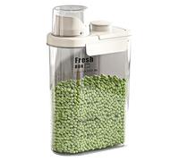 MLEJICLZD Household kitchen sealed grain barrel large capacity grain storage tank flour barrel insect-proof dampness rice barrel storage sealed tank(2.8L)