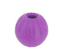 MLEJICLZD Pet EVA hollow rubber ball 7cm/9cm bite-reject floating water - indestructible outdoor training bauble for golden retrievers(Purple,9CM)
