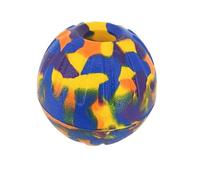 MLEJICLZD Pet EVA hollow rubber ball 7cm/9cm bite-reject floating water - indestructible outdoor training bauble for golden retrievers(Multicolour,7CM)