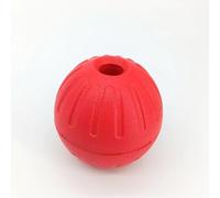 MLEJICLZD Pet EVA hollow rubber ball 7cm/9cm bite-reject floating water - indestructible outdoor training bauble for golden retrievers(Red,9CM)