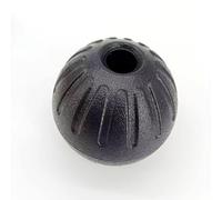 MLEJICLZD Pet EVA hollow rubber ball 7cm/9cm bite-reject floating water - indestructible outdoor training bauble for golden retrievers(Black,7CM)