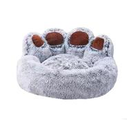 MLEJICLZD Pet winter warm plush bed removable and washable kennel and cat nest mat-thick cushion core for small and medium-sized dogs(Blue,2XL)