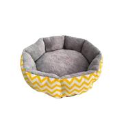 MLEJICLZD Stylish and warm pet beds, cat and dog, economical and affordable, many styles to choose from, indoor resting place(Yellow,M)